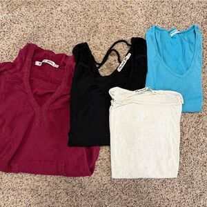 Lot of 4 Michael Stars shirts (o/s)